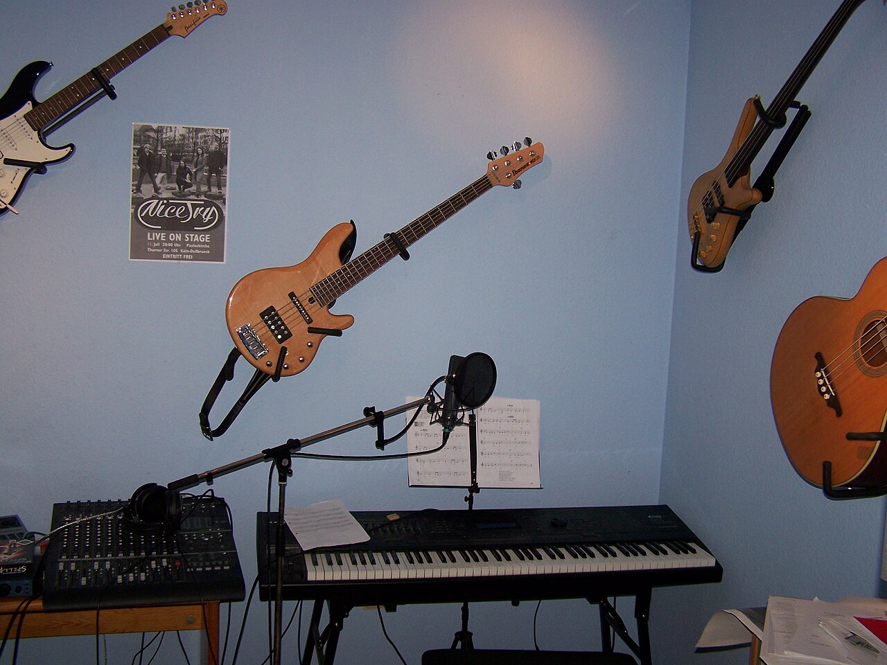recording studio microphone (foto: Marcus Ilgner / CC BY 2.0, Wikimedia Commons)
