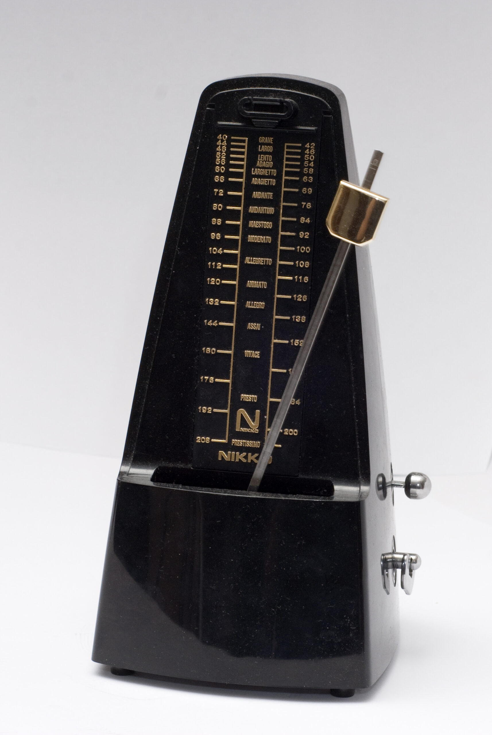 mechanical metronome wood