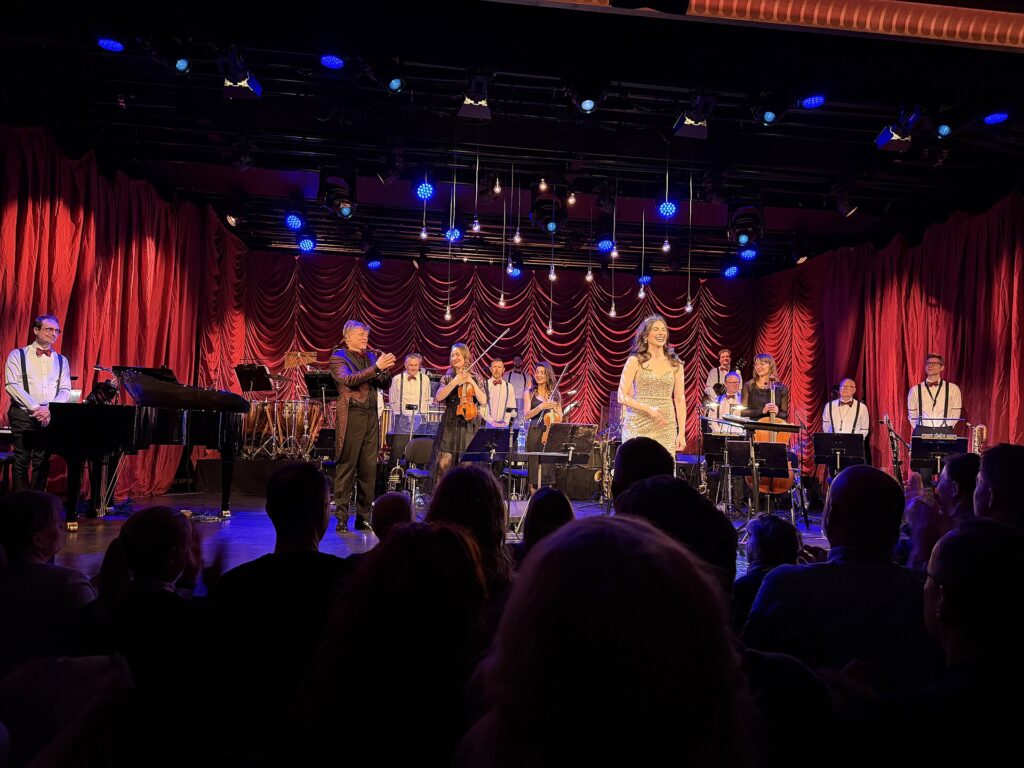 Mains d'un public en train d'applaudir dans une salle &eacute;clair&eacute;e en fin de concert