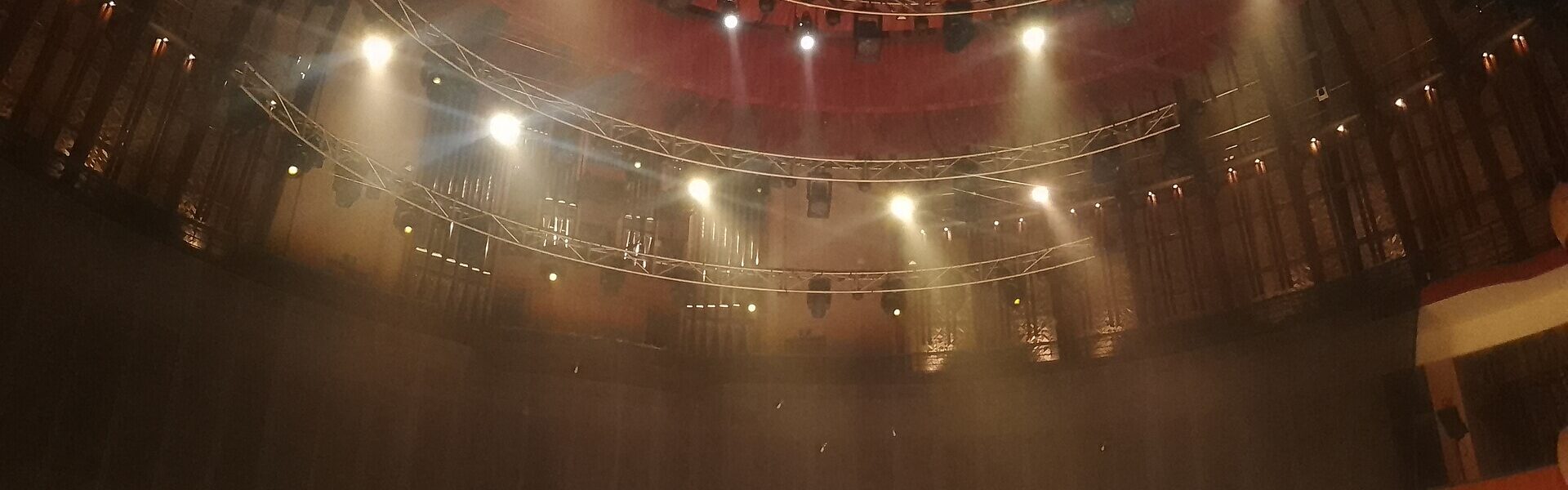 orchestra rehearsal stage