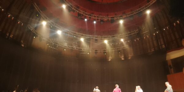 orchestra rehearsal stage