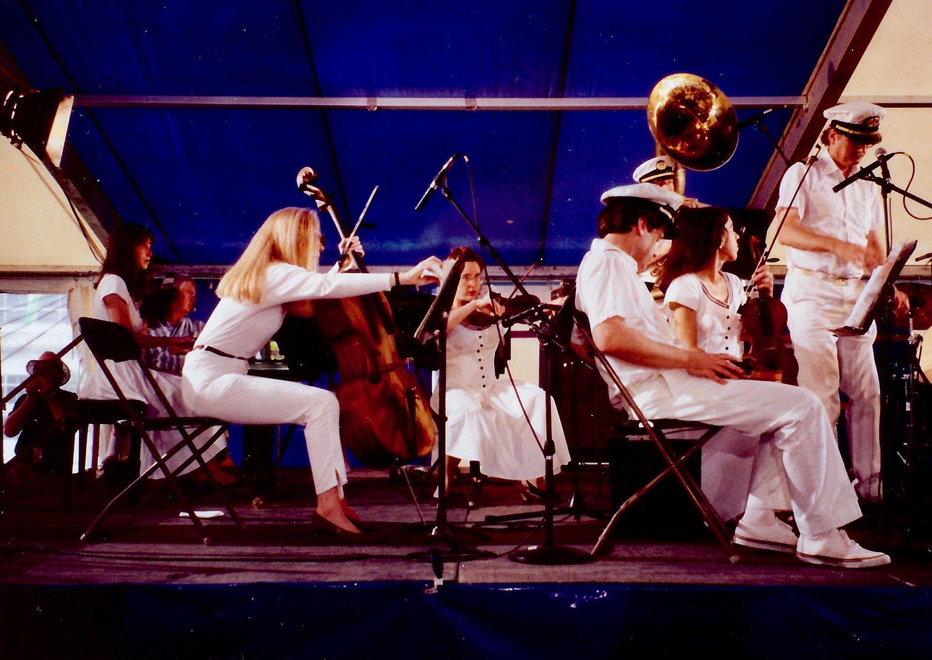 orchestra string section