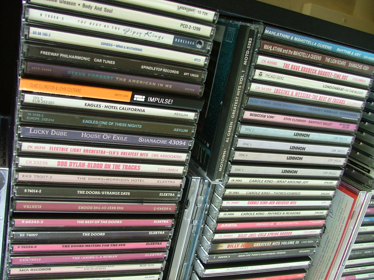 compact disc shelf collection