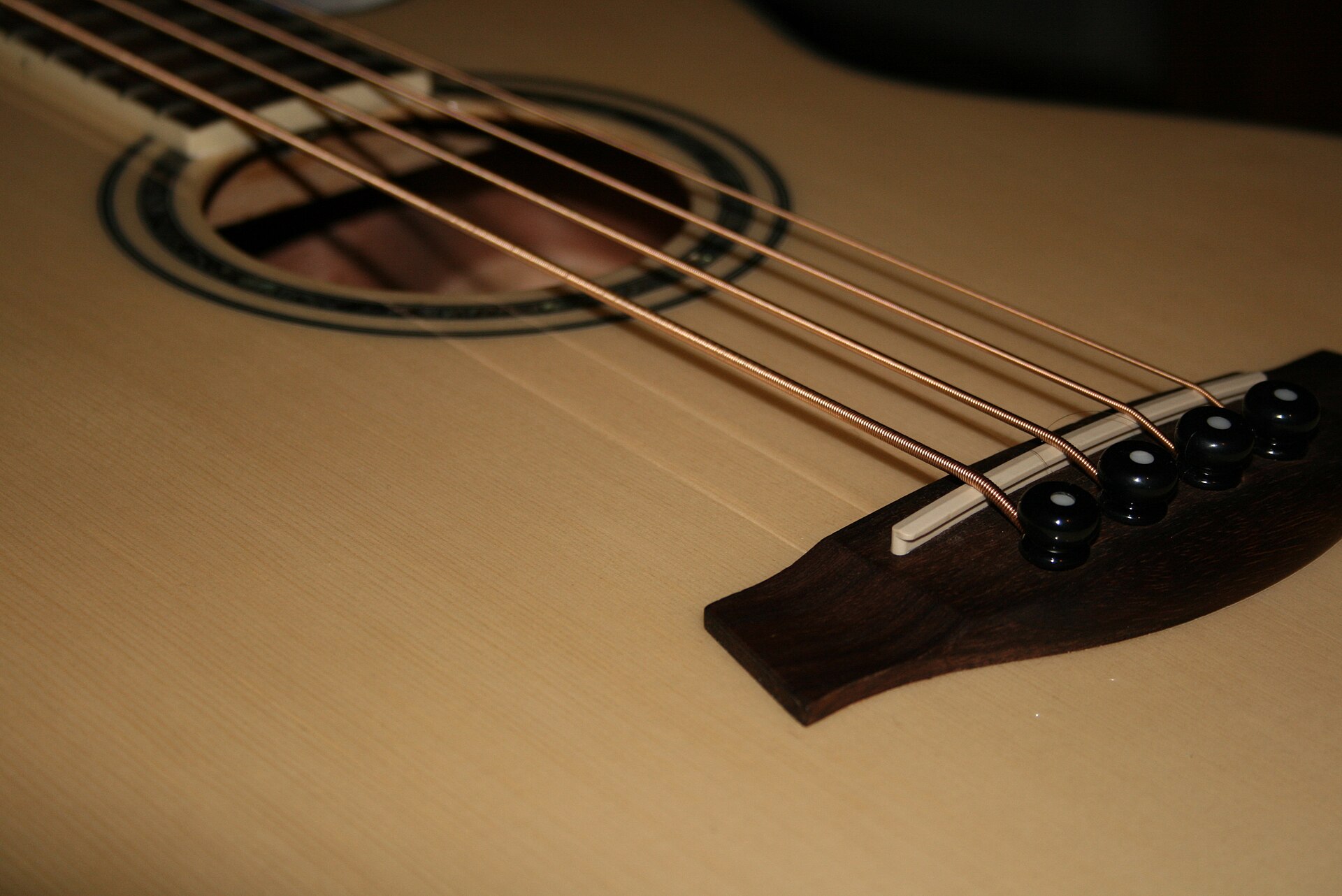 acoustic guitar soundhole strings
